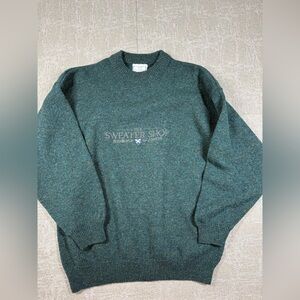 Vintage The Sweater Shop Pure New Wool Made in the UK Crew Neck Sweater